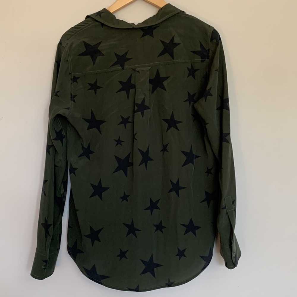 Rails 100% Silk Star Blouse XS - Picture 6 of 6